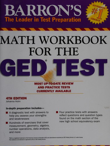 Barron's math workbook for the GED test /